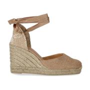 Rose Guld Canvas Kile Espadrille