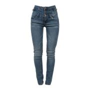 Højtaljede Skinny Jeans