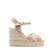 Pink Crossover Strap Kile Espadriller