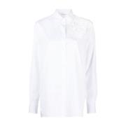 Stilfuld Hvid Skjorte til Kvinder