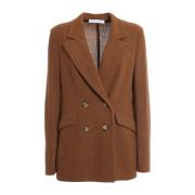 Brun Blazer Jakke