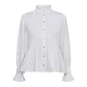 Smock Shirt Bluse 35270 White