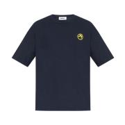 Navy Blue Cotton Oversize T-Shirt