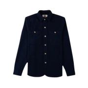 Paris Skjorte, Mørkeblå, 100% Bomuld