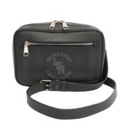 Brugt Sort Læder Crossbody Taske