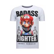 Fight Club Mario Bros - Herre T-shirt - 13-6219W