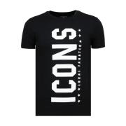 T-shirt vertikale ICONS - Online tøjbutik til mænd - 6362N