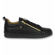 Elegante sko til drenge - Sneaker Bee Black Gold - CMS97