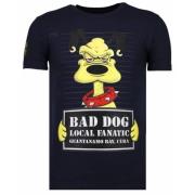 Bad Dog Rhinestone - Herre T-Shirt - 13-6207N