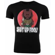 A-team Mr. T Shut Up Fool Print - Hr. T Shirt - 51076Z