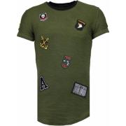 Eksklusive militære patches - Herre T-shirt - T09150G