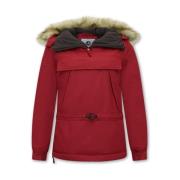 Kort Kvinders Parka Anorak Jakke - 8691