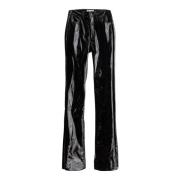 Aiko latex trousers black