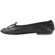 Vintage L?der Ballet Flats