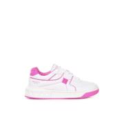 Hvide/Rosa Sneakers med Nitter