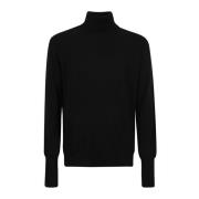 Sort T Hals Pullover