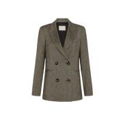 Afslappet Smoking Stil Blazer