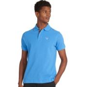 Blå Delft Tartan Pique Polo Shirt