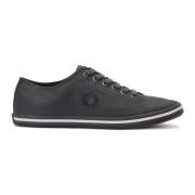 Twill Gunmetal Sneakers