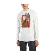 Urban Artistic Grafisk Sweatshirt