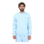 Clear Blue Herre Rund Hals Sweatshirt