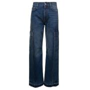 Cargo Flare Jeans