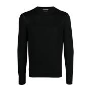 Sort NOOS Sweater - Premium Uldblanding