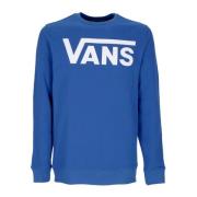 Klisk Crewneck Sweatshirt i True Blue/White