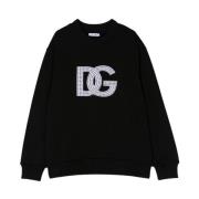 Børn DG Studded Logo Sweatshirt Sort