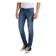 Slim-fit Klassisk Blå Jeans