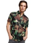 Retro Hawaiian Short Sleeve Skjorte