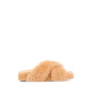 Shearling Slippers i Pastel Orange