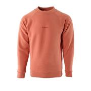 Træningsskjorte, Orange Bomuldssweatshirt med Unikt ART: 13cms310a Design