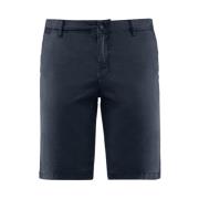 Stretch Bomuld Gabardine Slim Fit Chino Bermuda Shorts