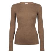 Stilfuld Brun Pullover