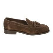 Brune Ruskindstassel Loafers SS23