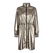 Metallic Grå Track Coat