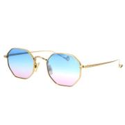 Elegante Unisex Solbriller med Blå Pink Gradient Linser