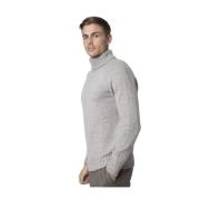 Blød Ribbet Turtleneck Sweater