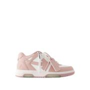 Rosa Hvid Pink Læder Sneakers