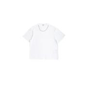 Hvid Ballchain Kortærmet T-Shirt