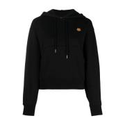 Sort Tiger Crest Logo Hoodie