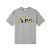 Pikachu Printet T-shirt - Bomuld