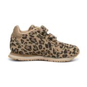 Leopard Print Børnesneakers