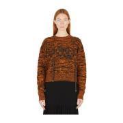 Melange Strik Crewneck Sweater