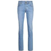 Slim Fit Bard Jeans - Lysblå