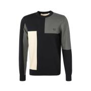 Multifarvet Crewneck Pullover