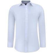 Stilfulde skjorter til mænd - Bluse med Slim Fit pasform og stræk