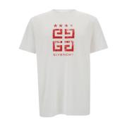 Rød 4G Logo Print T-shirt