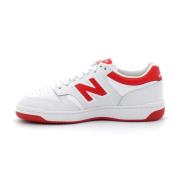 Hvide/Røde BB480LTR Sneakers